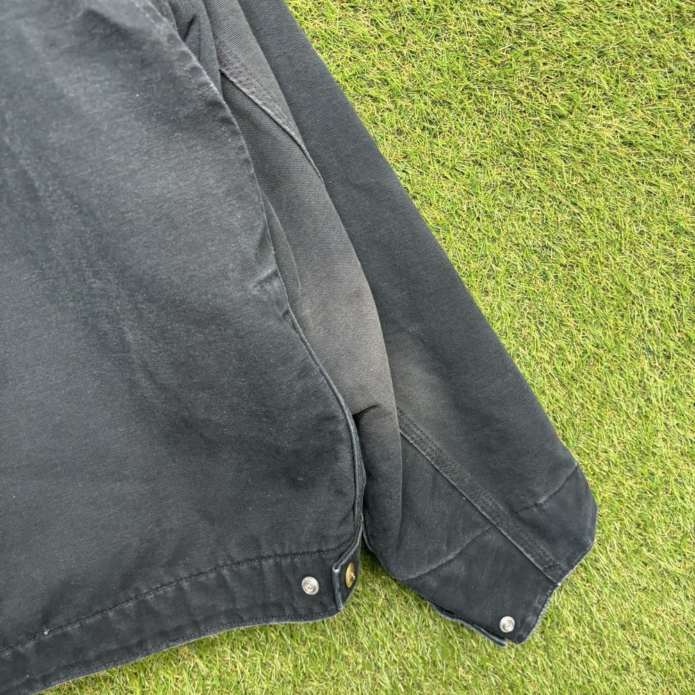 Vintage Carhartt Detroit Jacket Mens 50 J01 Blanket Lining Made In USA Workwear - Picture 13 of 14